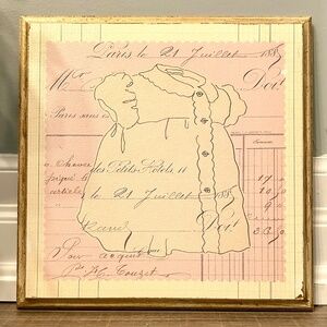 Wall Art - Doll Dress 10.5" x 10.5"